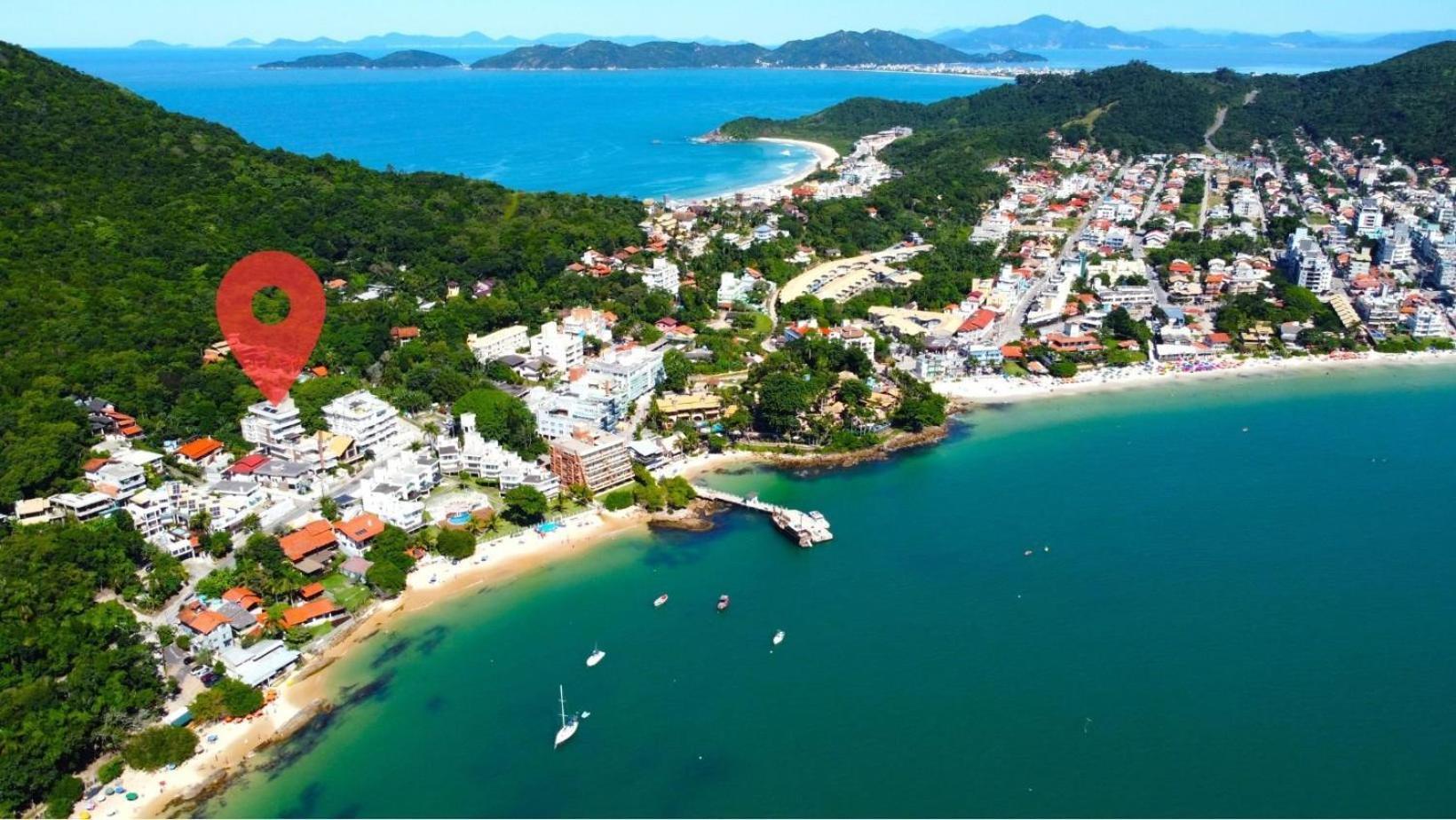 1080 - Apartamento Com Vista Para O Mar Em Bombinhas Exterior foto